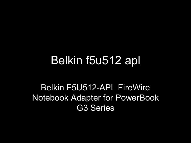 belkin f5u512-apl
